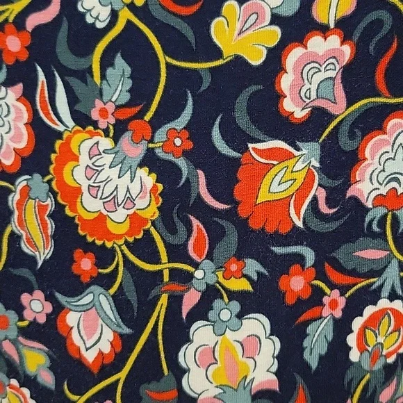 BODEN | Abigail Long Sleeve Navy Jersey Midi Dress Floral Print Pockets - 8 Long - Picture 6 of 11